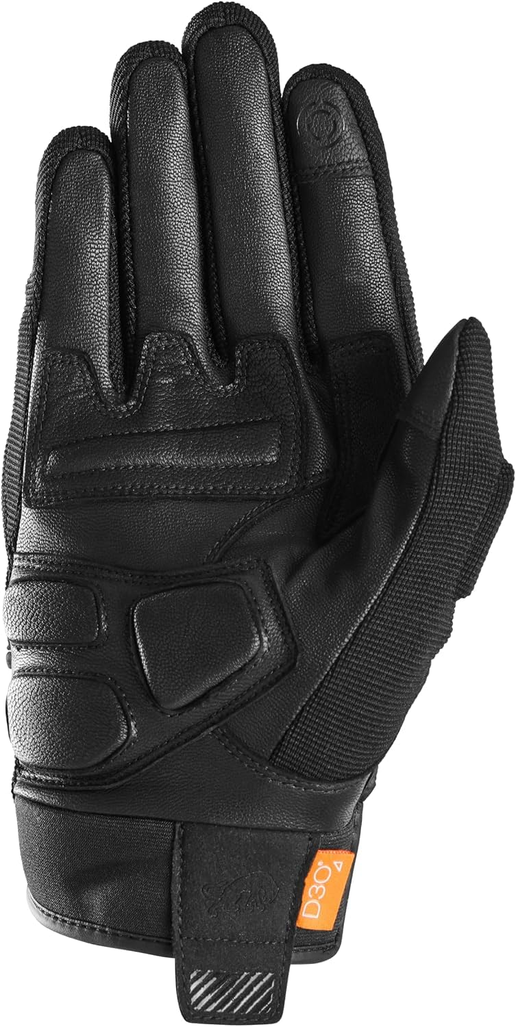 Furygan Jet Lady D3O EVO - Motorradhandschuhe für Damen - 100% Lederhandfläche - Touchscreen-Kompatibilität - Komfort - Sommerhandschuhe - atmungsaktiv & leicht, Schwarz