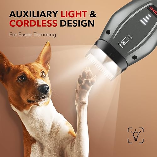 Miniatura 6 de DOG CARE Kit de cortapelos para perros  Cortapelos profesional de alta resistencia de 3 modos para abrigos gruesos, recortadora de pelo recargable