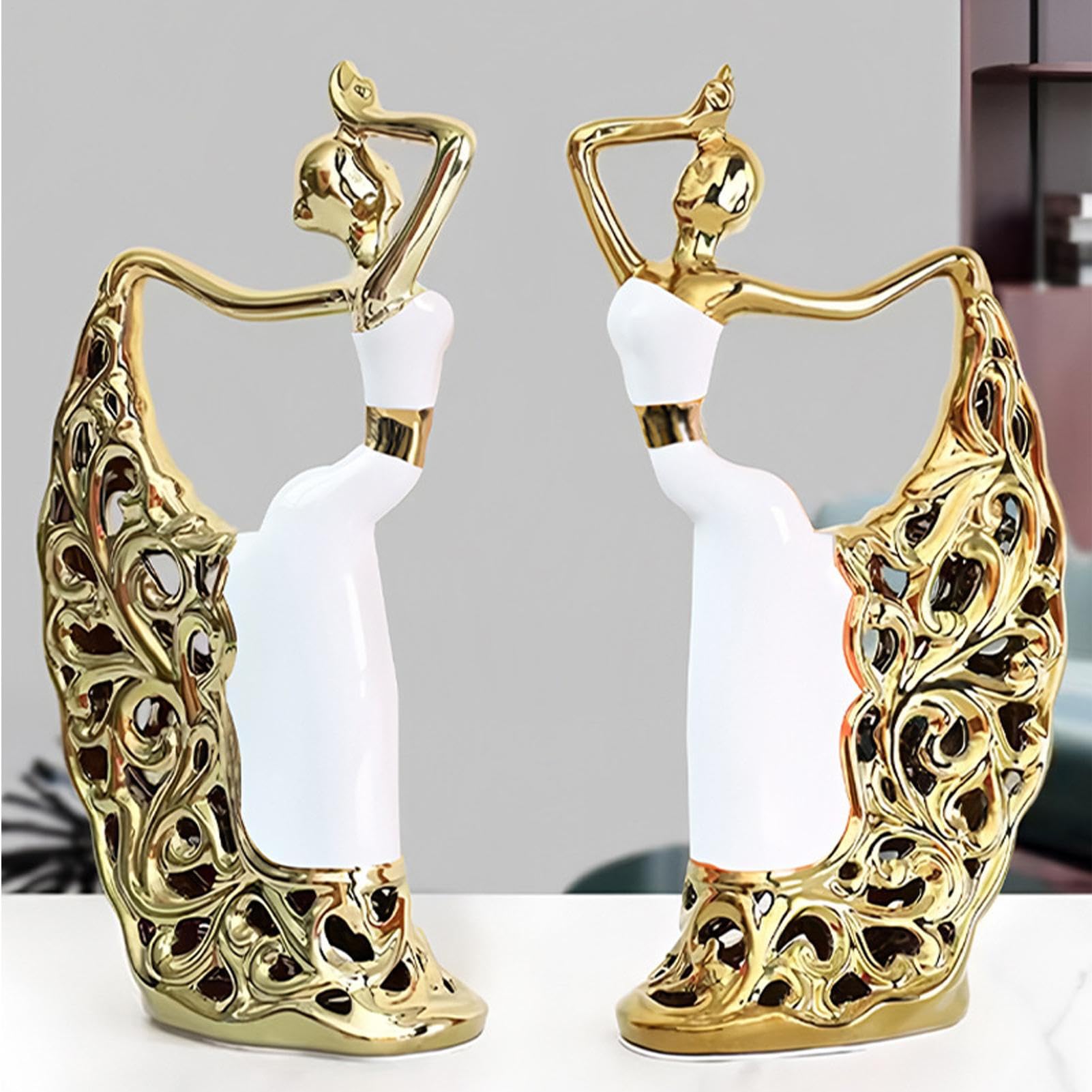 Figura Decorativa de Bailarina Figuras Cerámicas De Bailarinas Clásicas