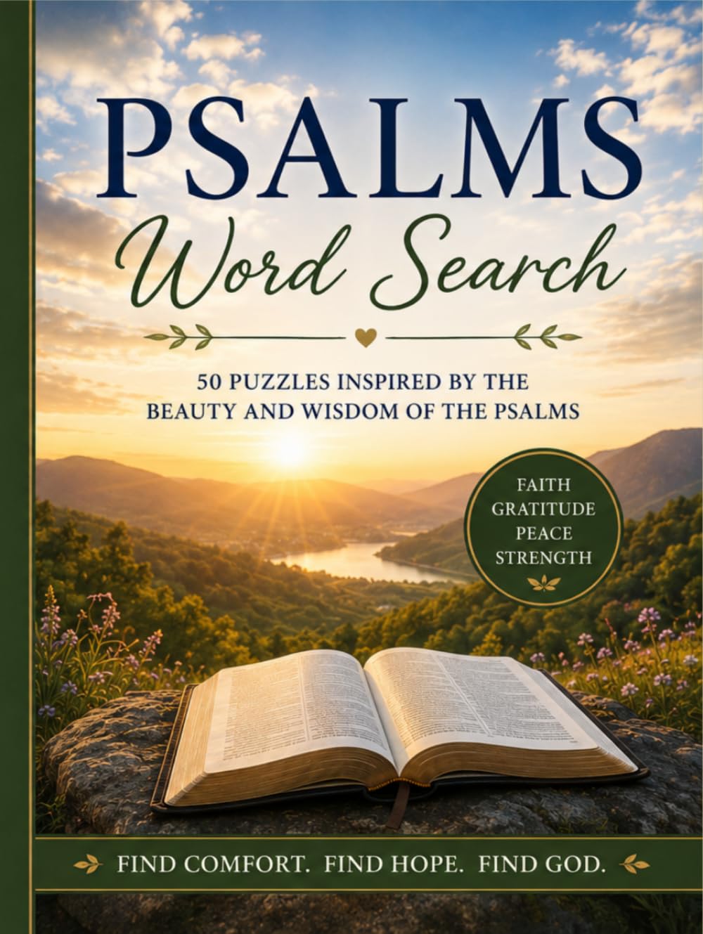 Psalms Theme Word Search: 50 Inspirational Word Search Puzzles — One Unique Puzzle for Every Psalm Theme (Christian Word Search Collection)