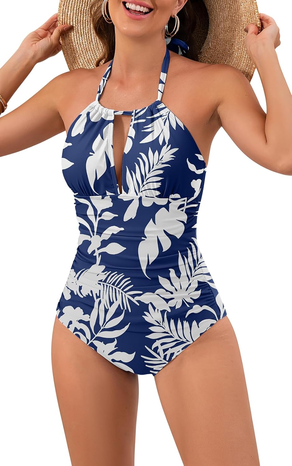 B2prity Women’s Slimming One-Piece Swimsuit Halter