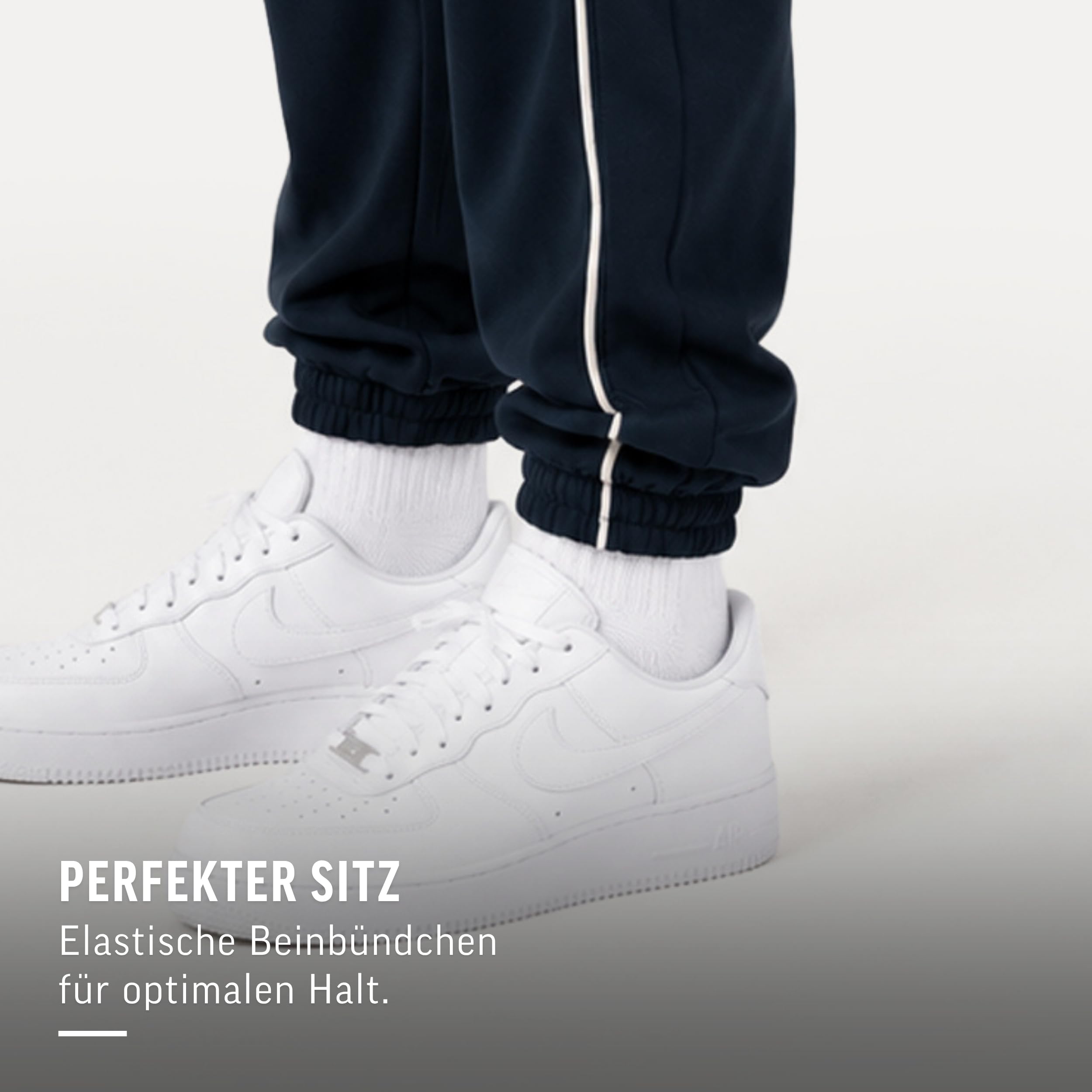SMILODOX x FILA Jogginghose Herren Iseo, Regular Fit Trainingshose, aus Baumwolle, Sport Jogger mit Tunnelzug, schmale Seitenstreifen, Freizeit & Fitness Sweatpants, für Gym & Streetwear