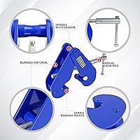 Vista 3 de Abrazadera de haz de 4400 libras/2 toneladas, para elevación y aparejo, abrazadera de elevación de haz en I de 3 a 9 pulgadas de ancho de brida en I