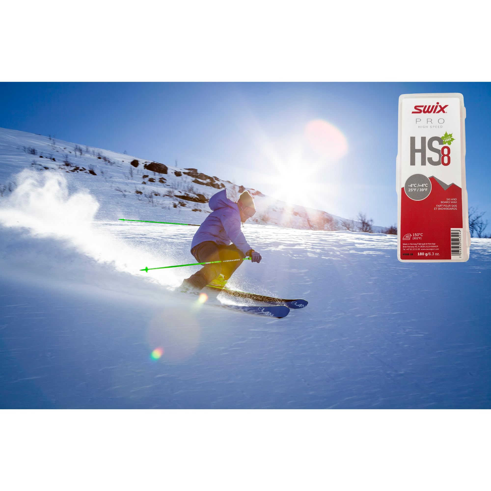 Swix HS8 -4ºC/+4ºC 180 G Taille unique