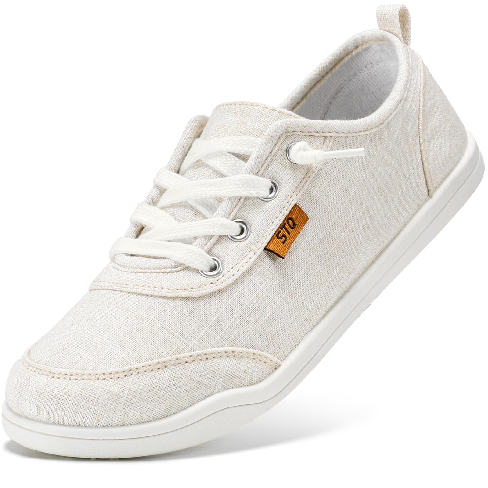 STQ Women Slip On Shoes Low Top Canvas Sneakers