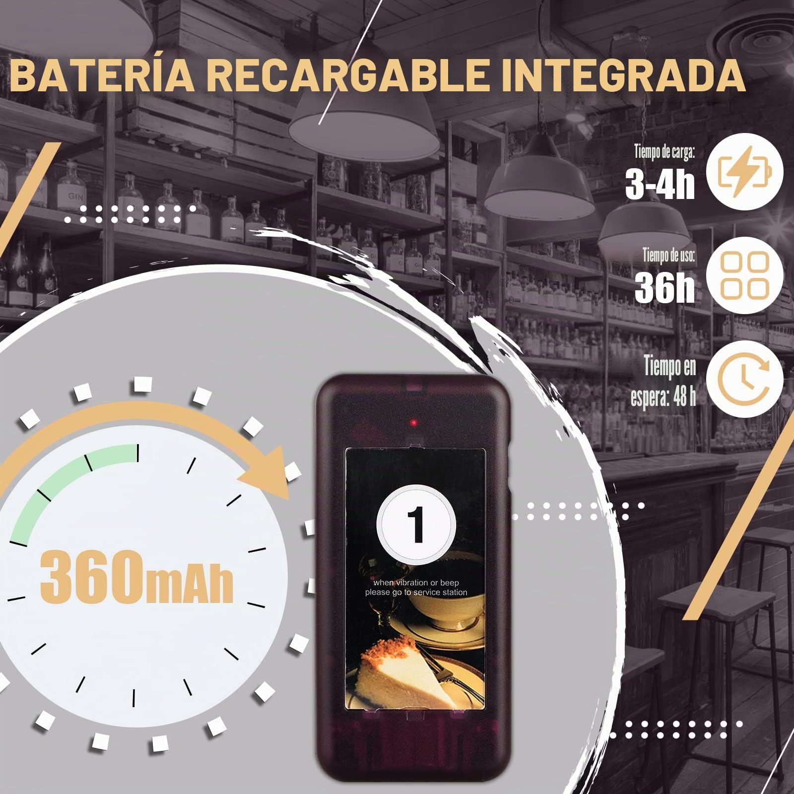 Retekess T112 Bipeur Restaurant, 20 Bipeurs, Offre combinée avec 5 Bipeurs