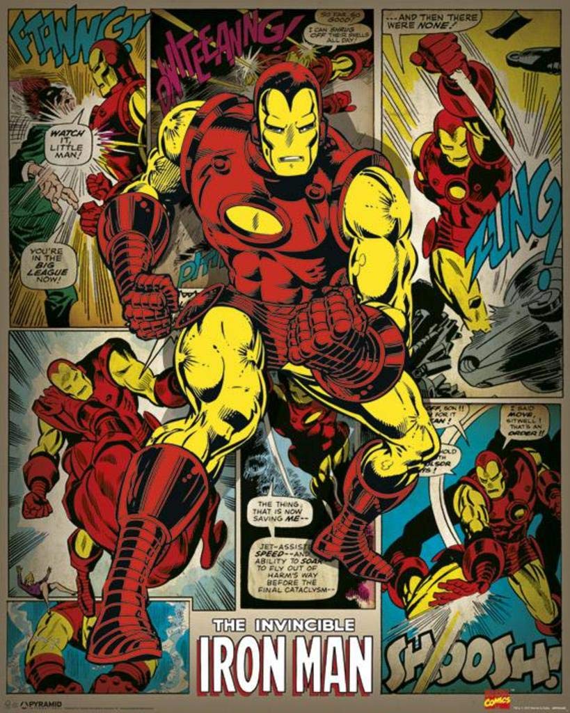 Pyramid International MARVEL COMICS - IRON MAN RETRO (MINI POSTER)