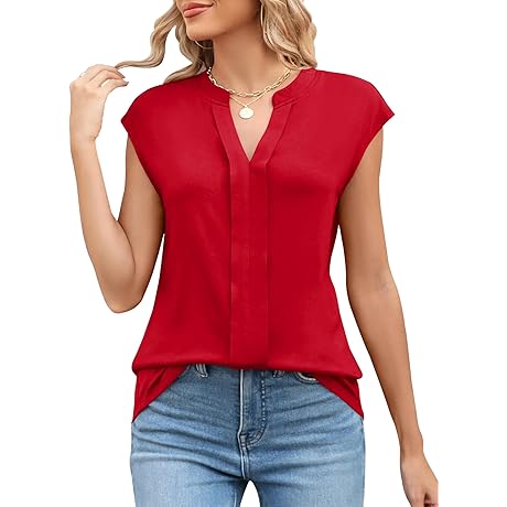 Blusas Rojas para Mujer: Estilo Sofisticado y Versatilidad para Todas las Ocasiones