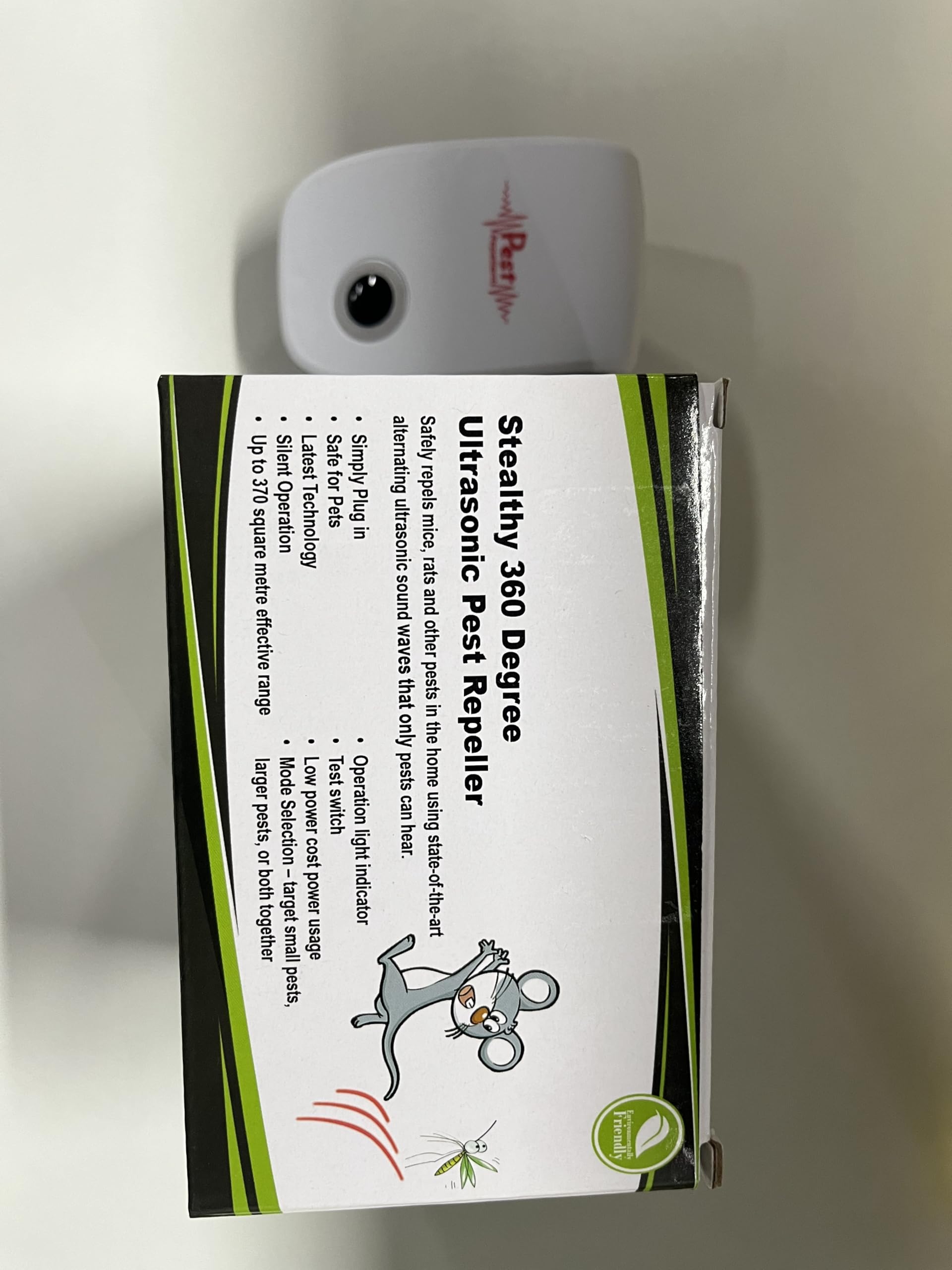 Repelente de plagas ultrasónico 0602 para interiores (paquete de 10 unidades), enchufe electrónico repelente de ratones, disuasorio sónico de roedores para ratones, cucarachas, hormigas, arañas