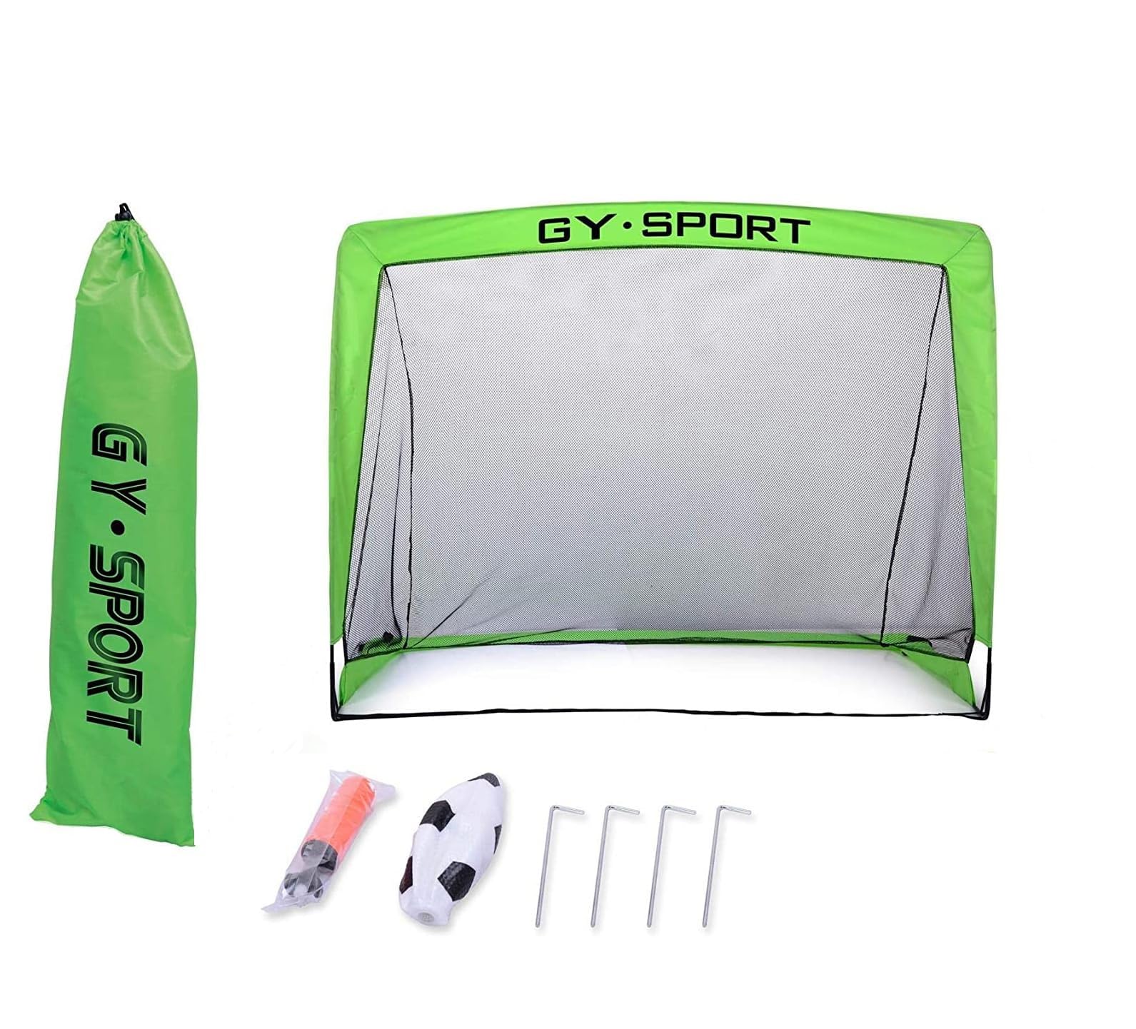 Koolbitz Portable Kids Soccer Goal Set – Indoor & Outdoor Training Kit with Ball & Pump – Easy Setup Goal Post for Backyard Fun & Active Play