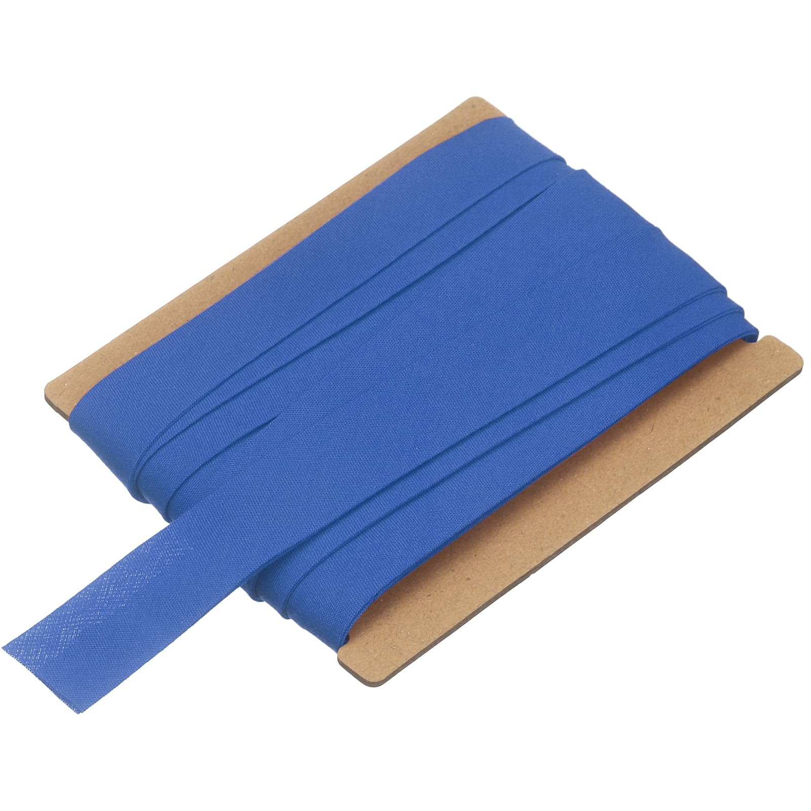 sourcing map 3/4 Inch Double Fold Bias Tape, Polyester Continuous Bulk Bias Tape for Sewing, Seaming Quilting Hemming Binding Crafts (Dark Blue 6 Yards)