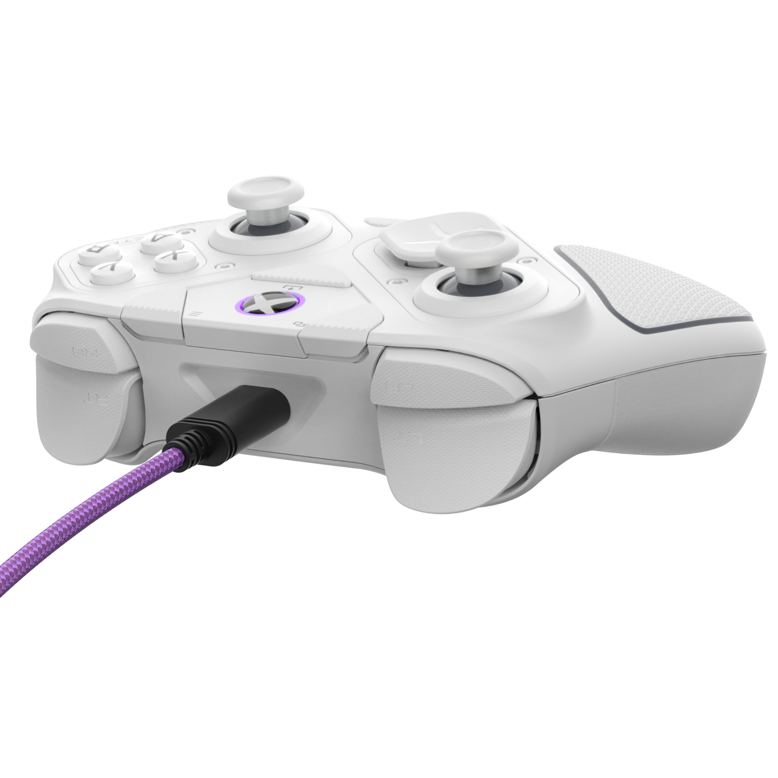 Turtle Beach Victrix Pro BFG Reloaded Bianco Controller da gaming modulare wireless per Xbox Series X|S, Xbox One e Windows PC, Bluetooth, modulo Fightpad, con licenza ufficiale Xbox.