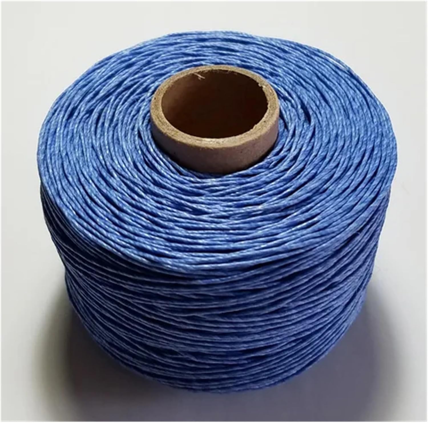 High Toughness 0.8mm Linen Wax Thread 100m/rolled Hemp Rope Leather Sewing Handmade Accessories DIY Waterproof Rope (Color : Blue)