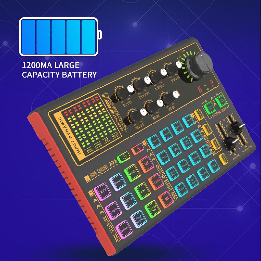 Attrezzatura per Mixer Telefono Cellulare Computer Generale Scheda Audio Esterna Multifunzione USB Superiore Tipo