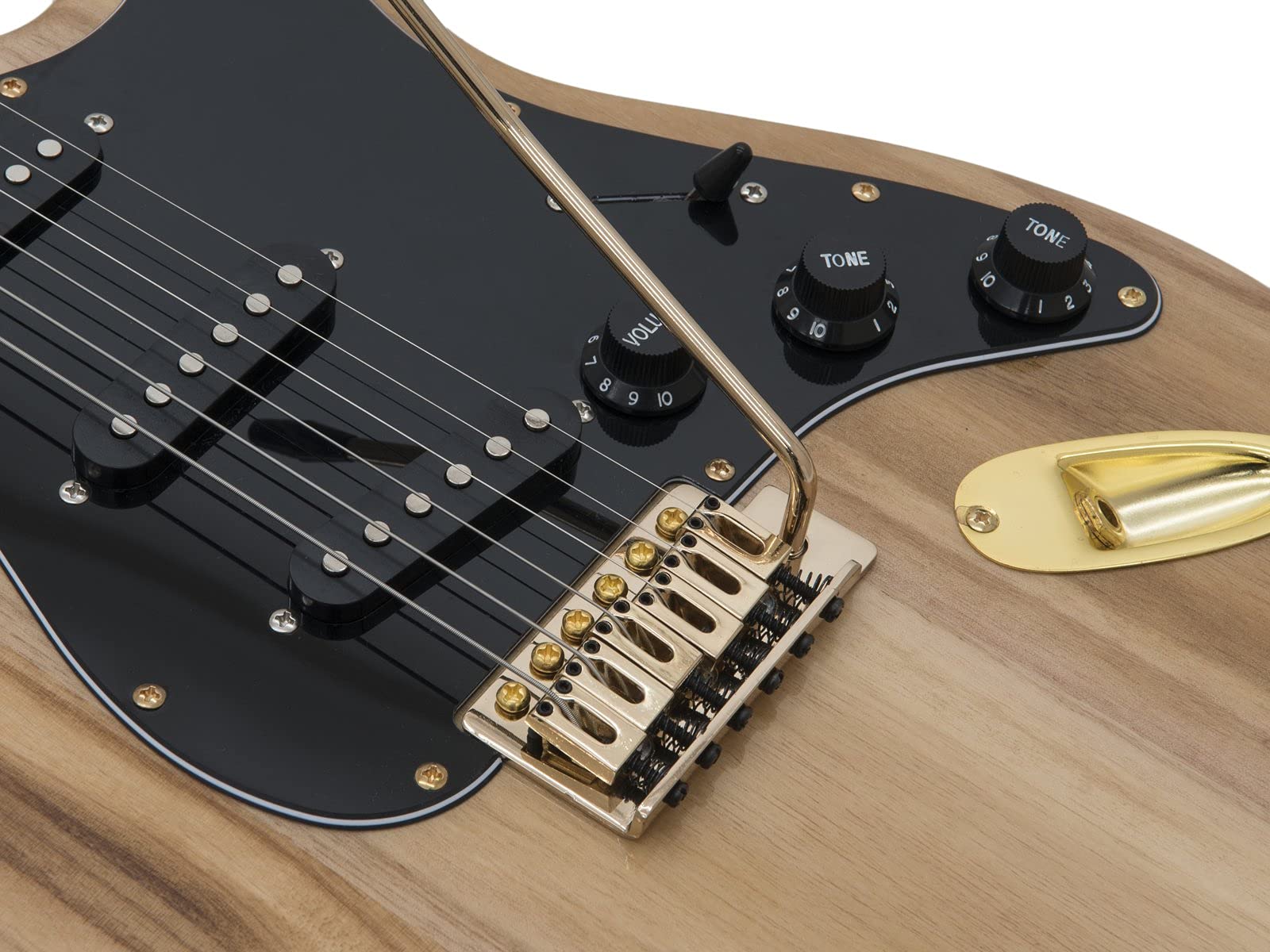 DIMAVERY ST-303 - Guitarra eléctrica, color natural