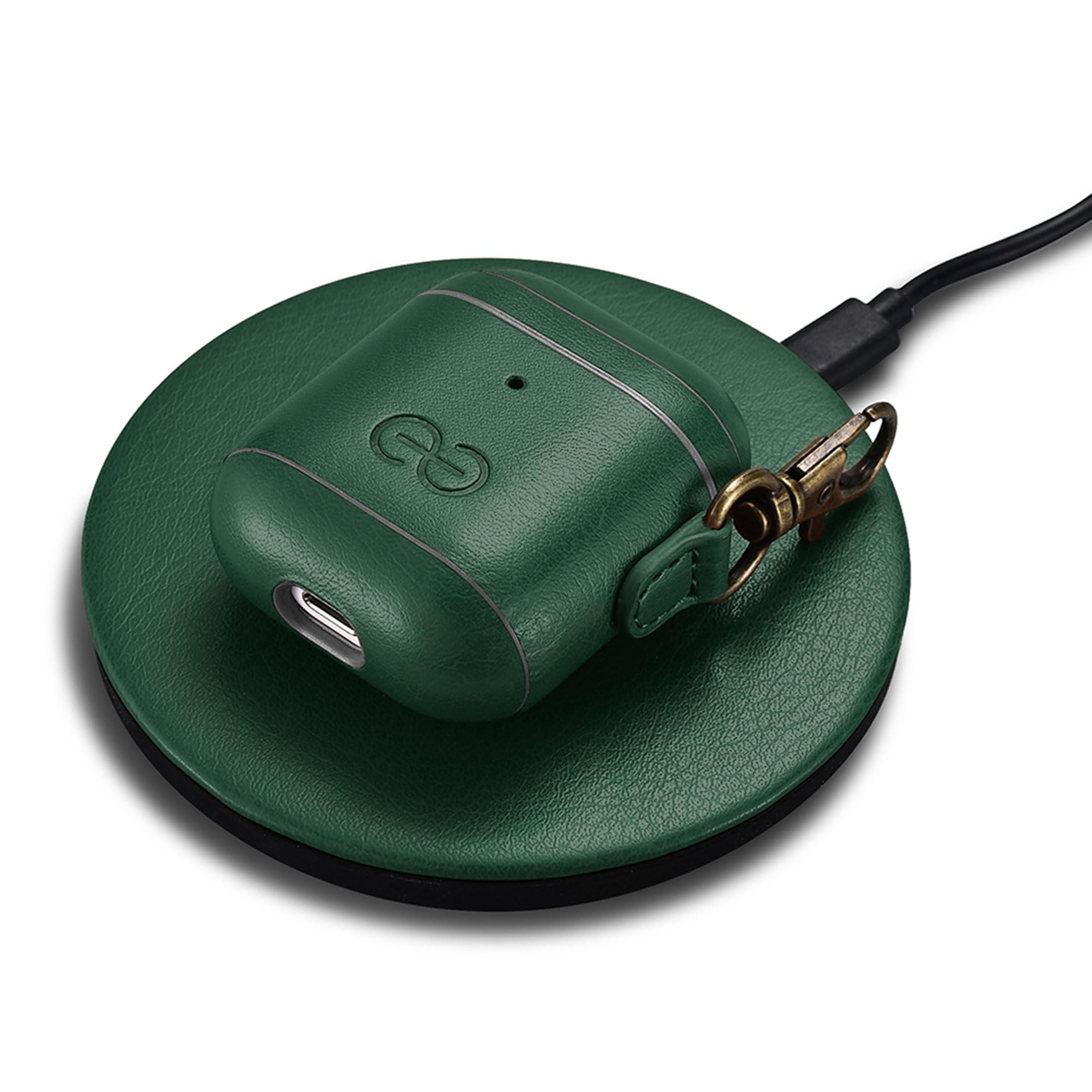 Amazon | Dreem Om AirPods用ケースカバー クリップ付き Apple AirPods