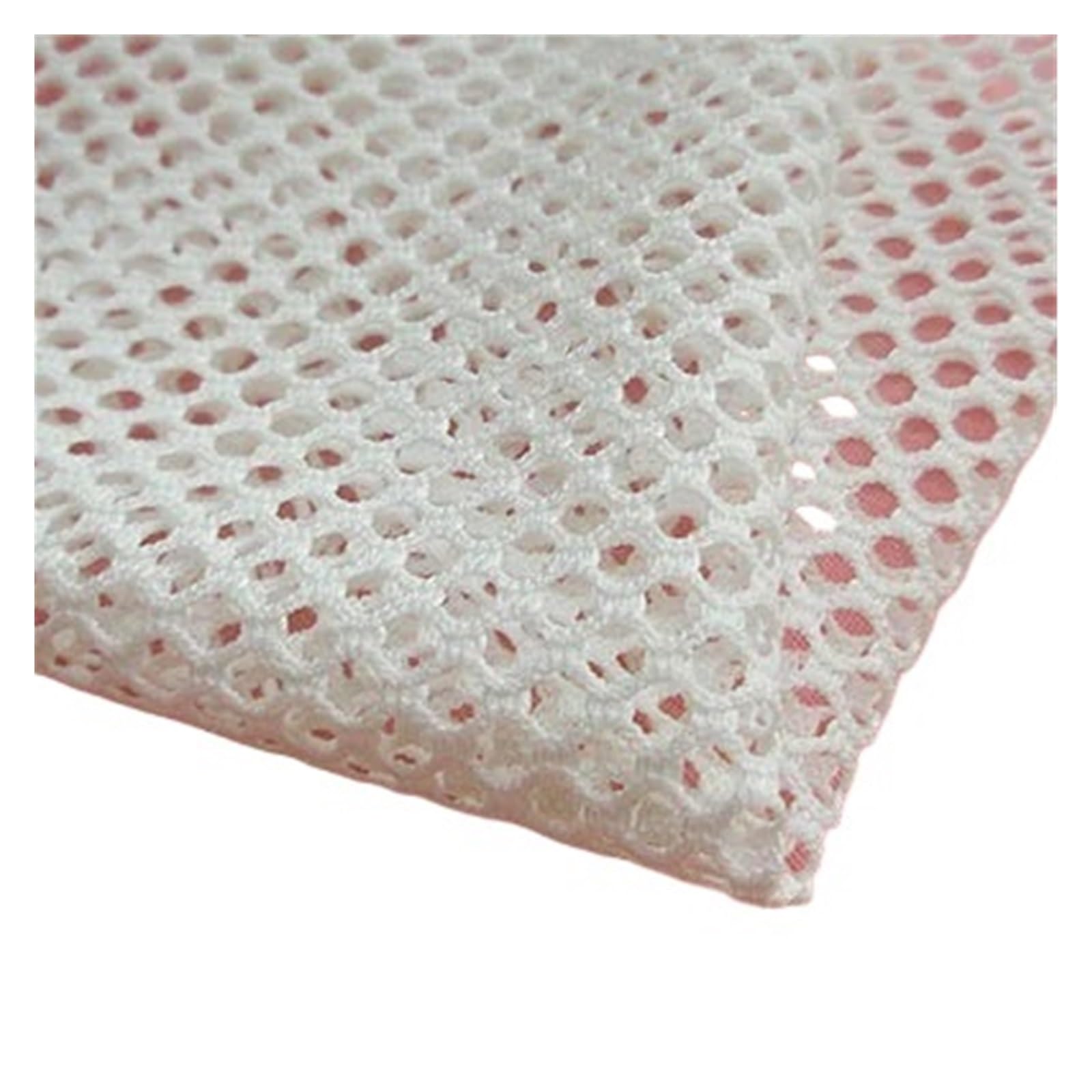 Soft Black Stretch Net Fabric Spandex Mesh Knitted Apparel Lingerie Cloth(White,90cmx150cm)