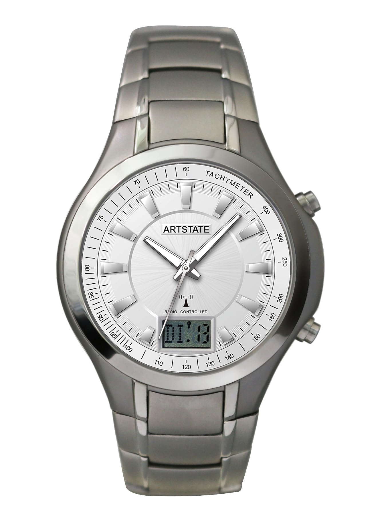 ARTSTATE AS0965B Funk Quarz Herren Uhr Analog-Digital mit Ma