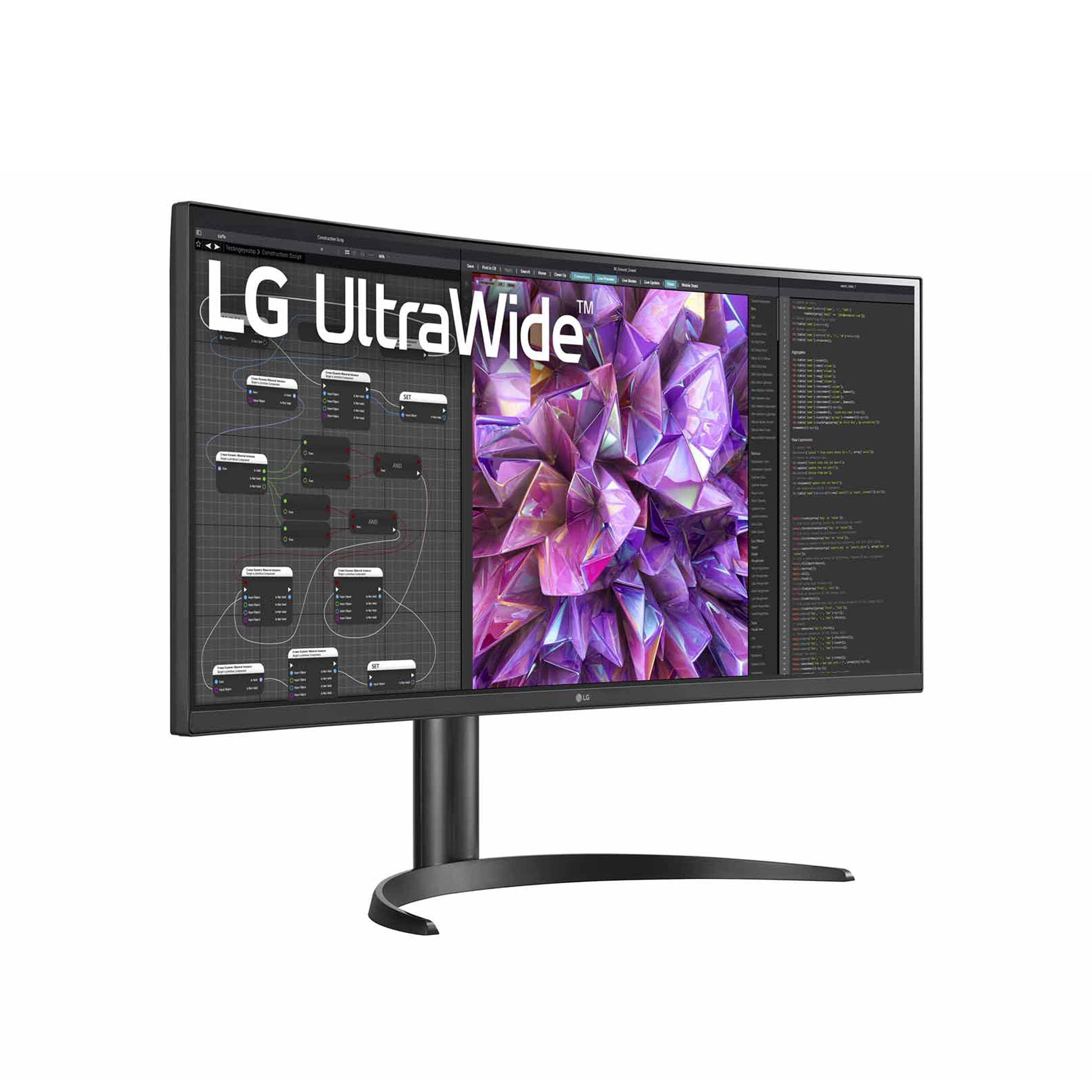 LG Electronics 34WQ75X-B.AEU IPS 21:9 UltraWide Monitor 34" (86,72 cm), TFT-LCD Aktiv Matrix mit White LED Backlight, Anti-Glare, Schwarz