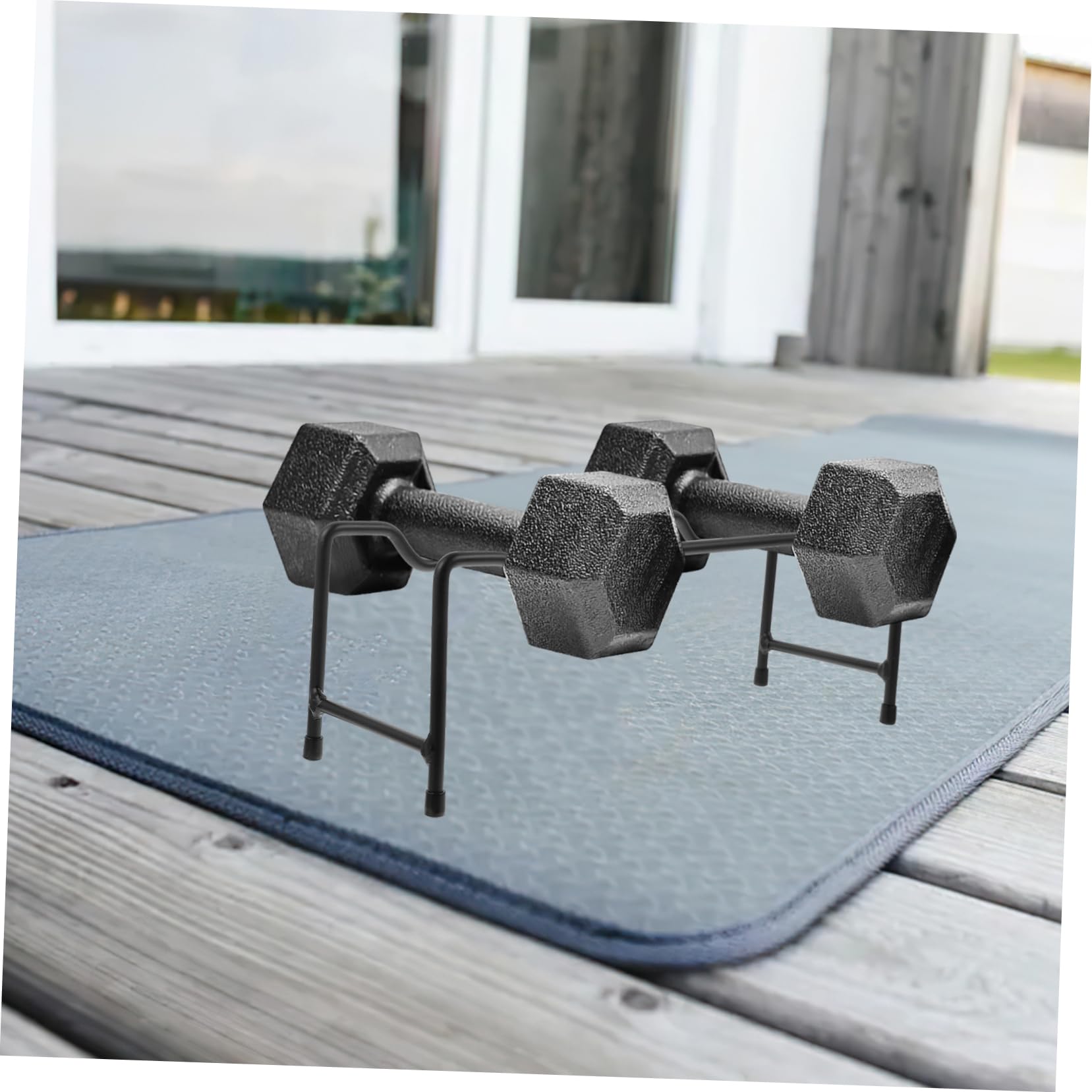 NAMOARLY Dumbbell Rack Stand for Home Gym Heavy Duty Weight Storage Holder with Stable Base for Indoor Dumbbells and Hand Weights Durable Construction