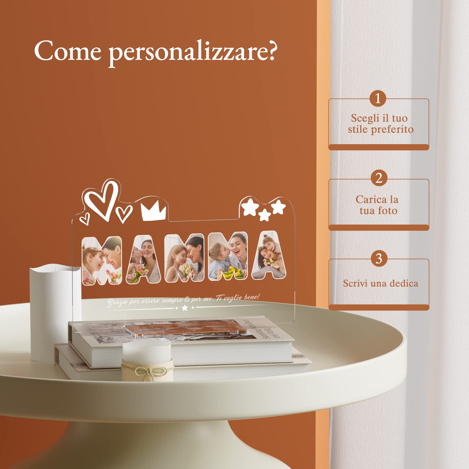 Regalo Mamma, Idee Regalo Mamma Compleanno, Candela Profumata Con Frasi Diverten 7445014432424