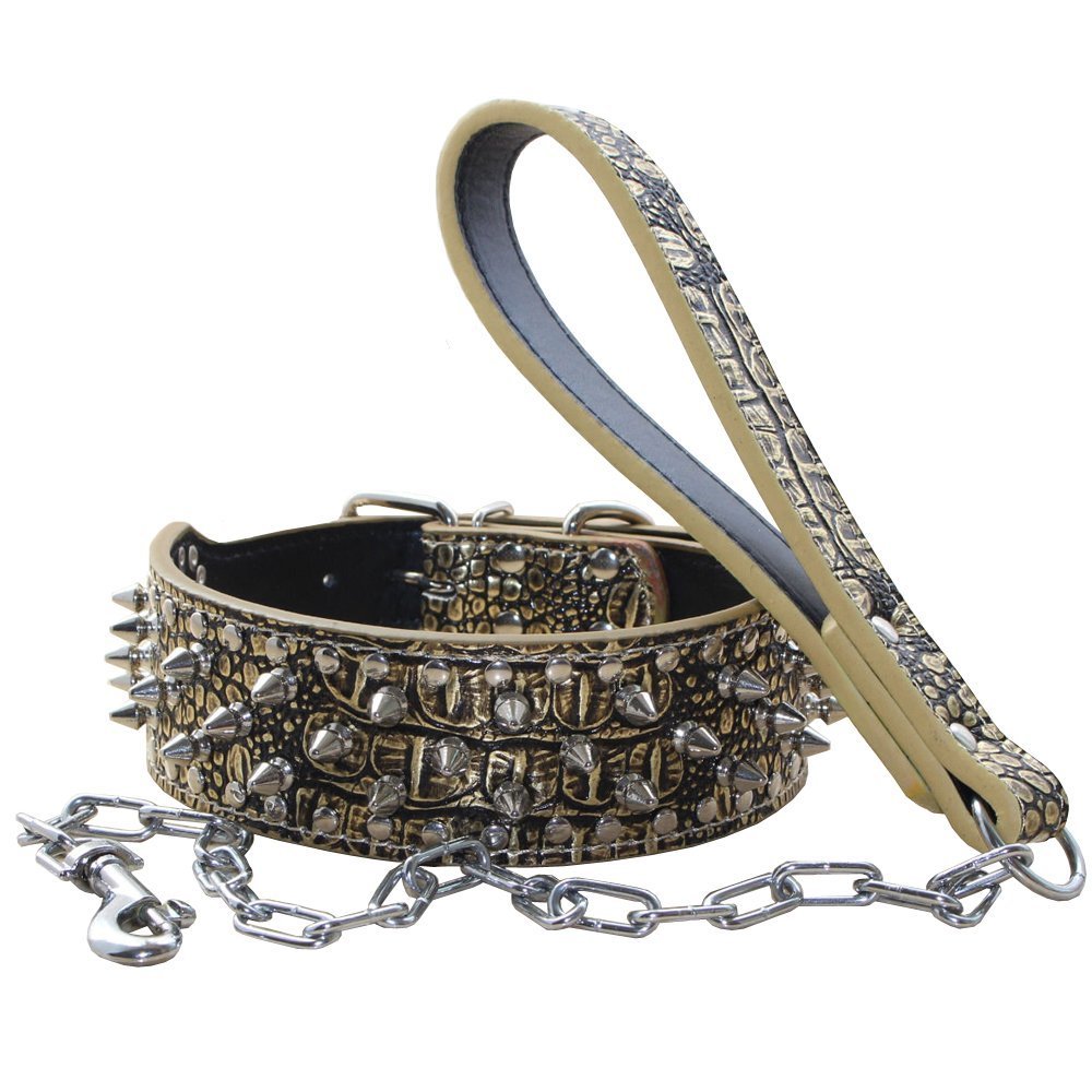 COLLARE PER CANE A Punta Rivetto Borchie Per Gatto Collari Regolabili - Foto 7