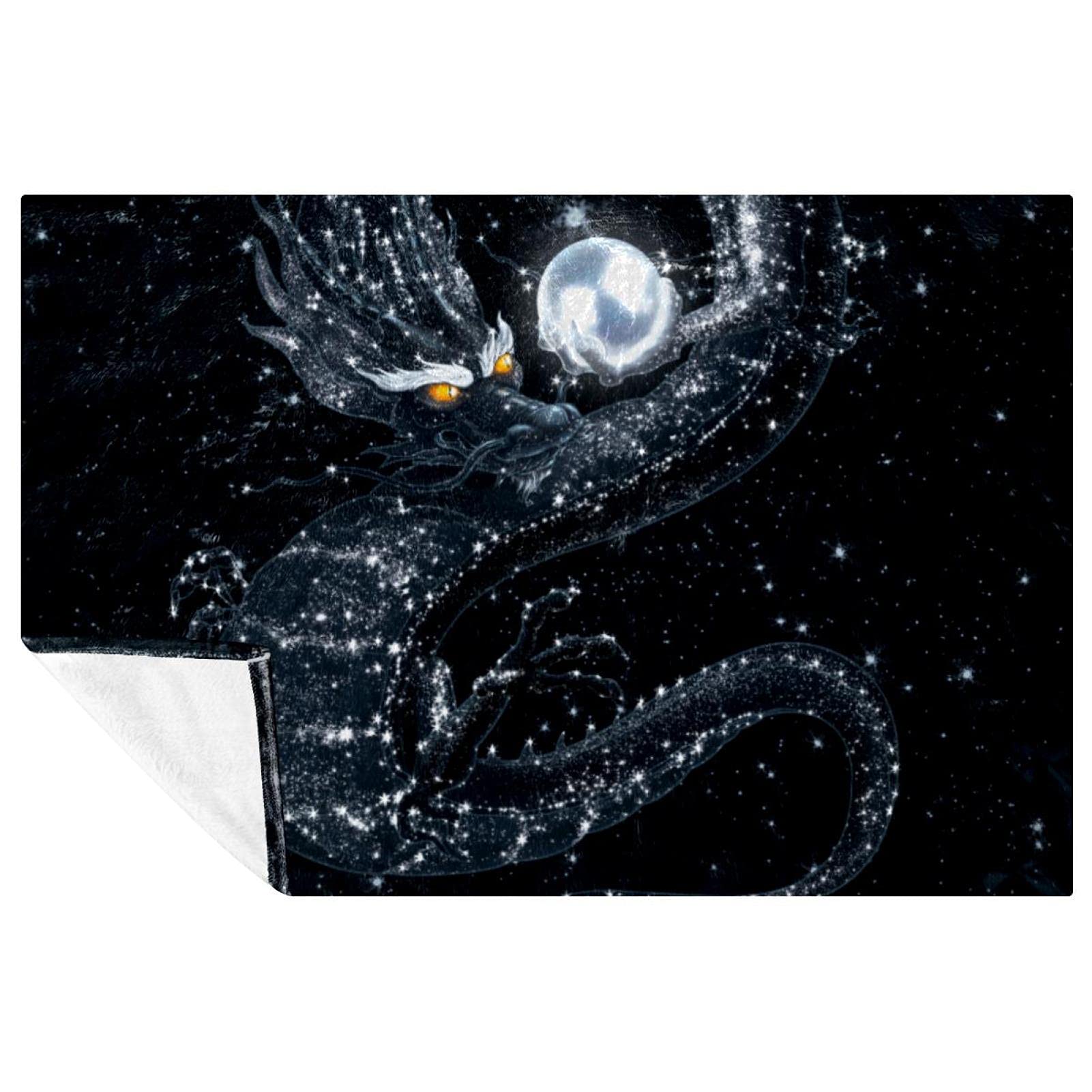 Couverture douce et chaude dragon magique : confort absolu pour vos soirées sur le canapé
