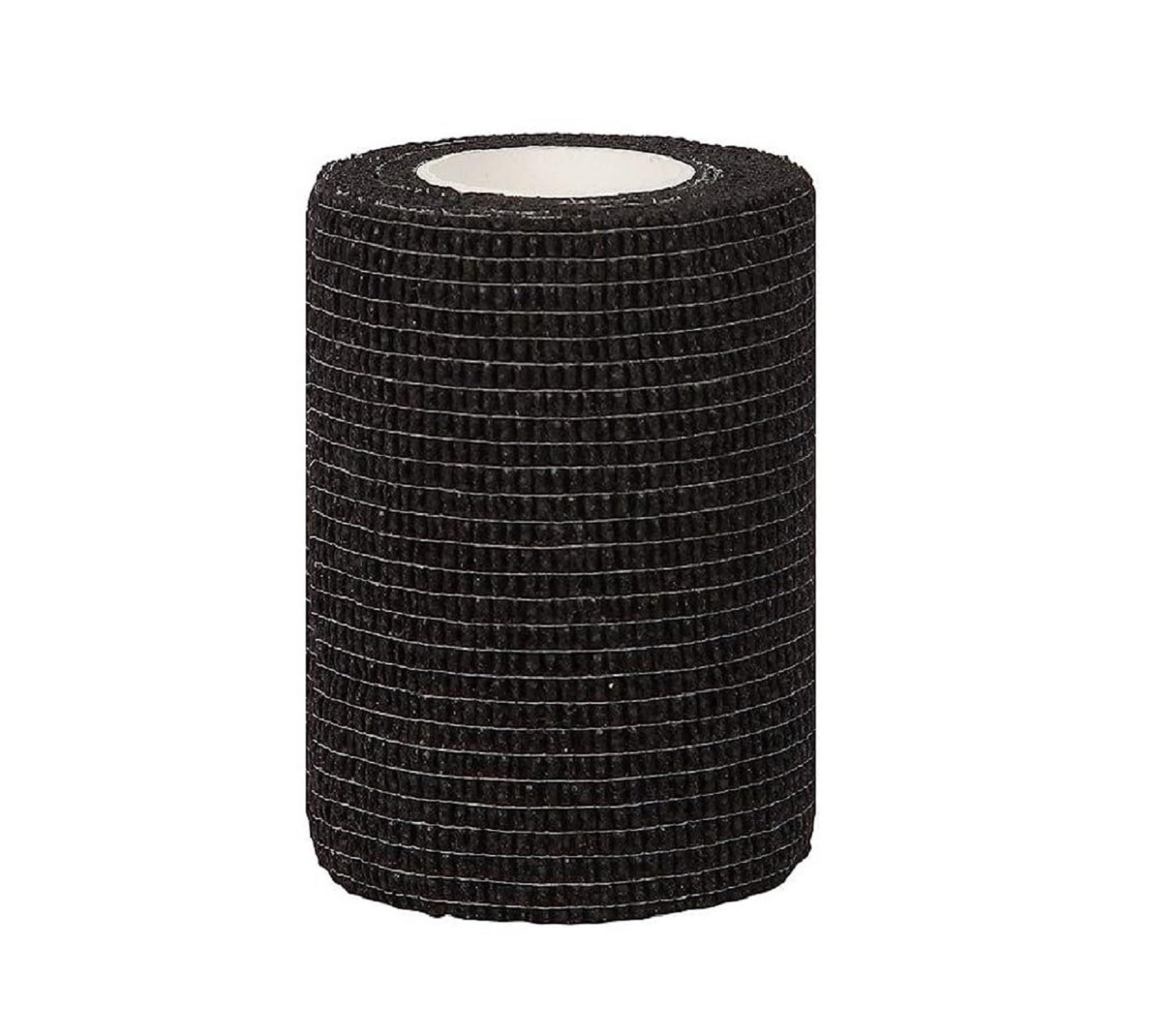 Ezyfit Cohesive Bandage Self Adhesive Breathable Cohesive Bandage Wrap Rolls Elastic Tape for Sports Injury, Strain, Knee & Wrist, Ankle Sprains & Swelling (3" inch - 7.5 cm) (Pack of 1, Black) (B0C7V3M72Y) Amazon Price History, Amazon Price Tracker