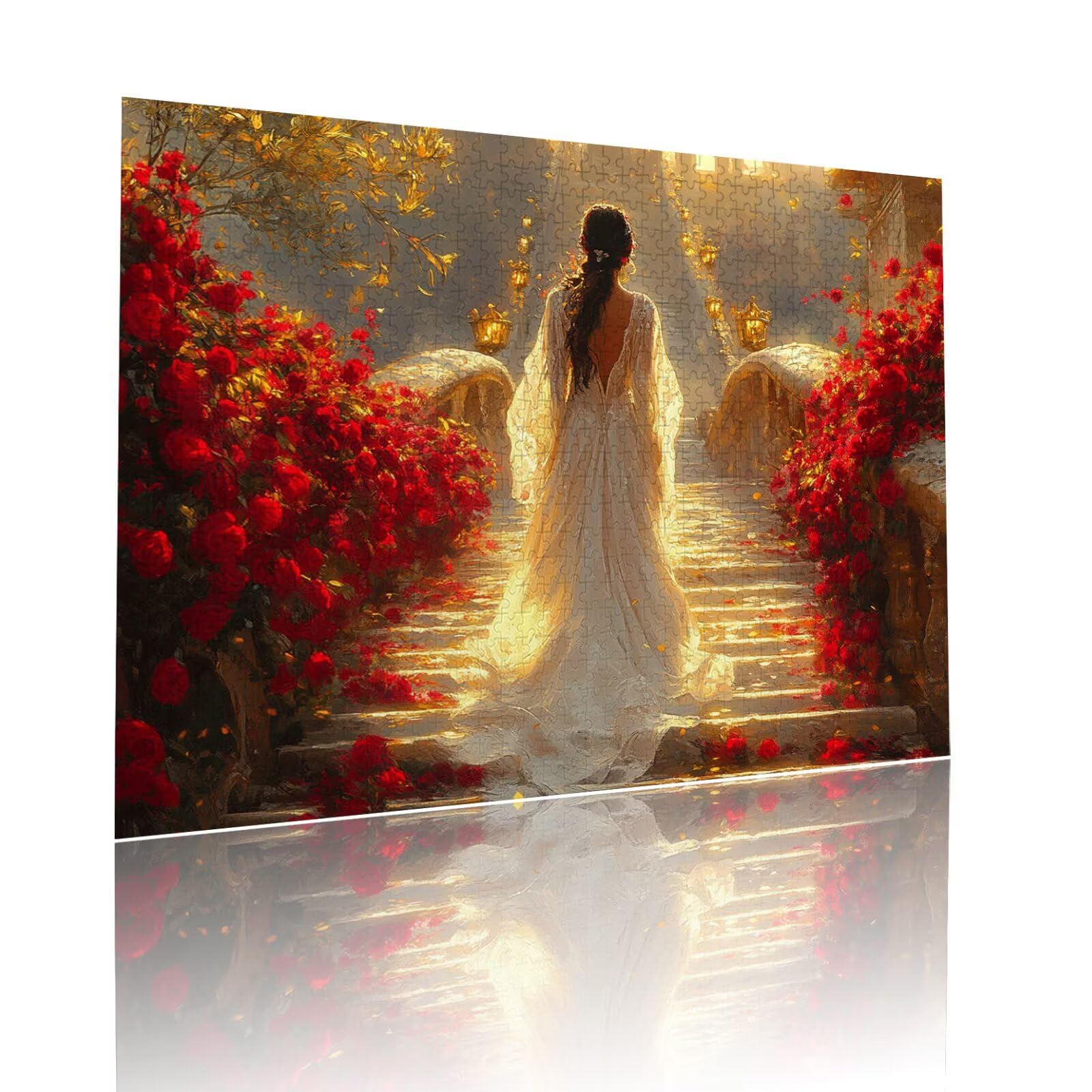 Puzzle Erwachsene 2000 Teile Frau Blume Educa Jigsaw für Kinder ab 8 Jahren Mädchen Jungen, Erwachsene Impossible Klassische Puzzles Schwer, Anspruchsvoll Spielspaß, Als Familienspiel 70x99cm t-812