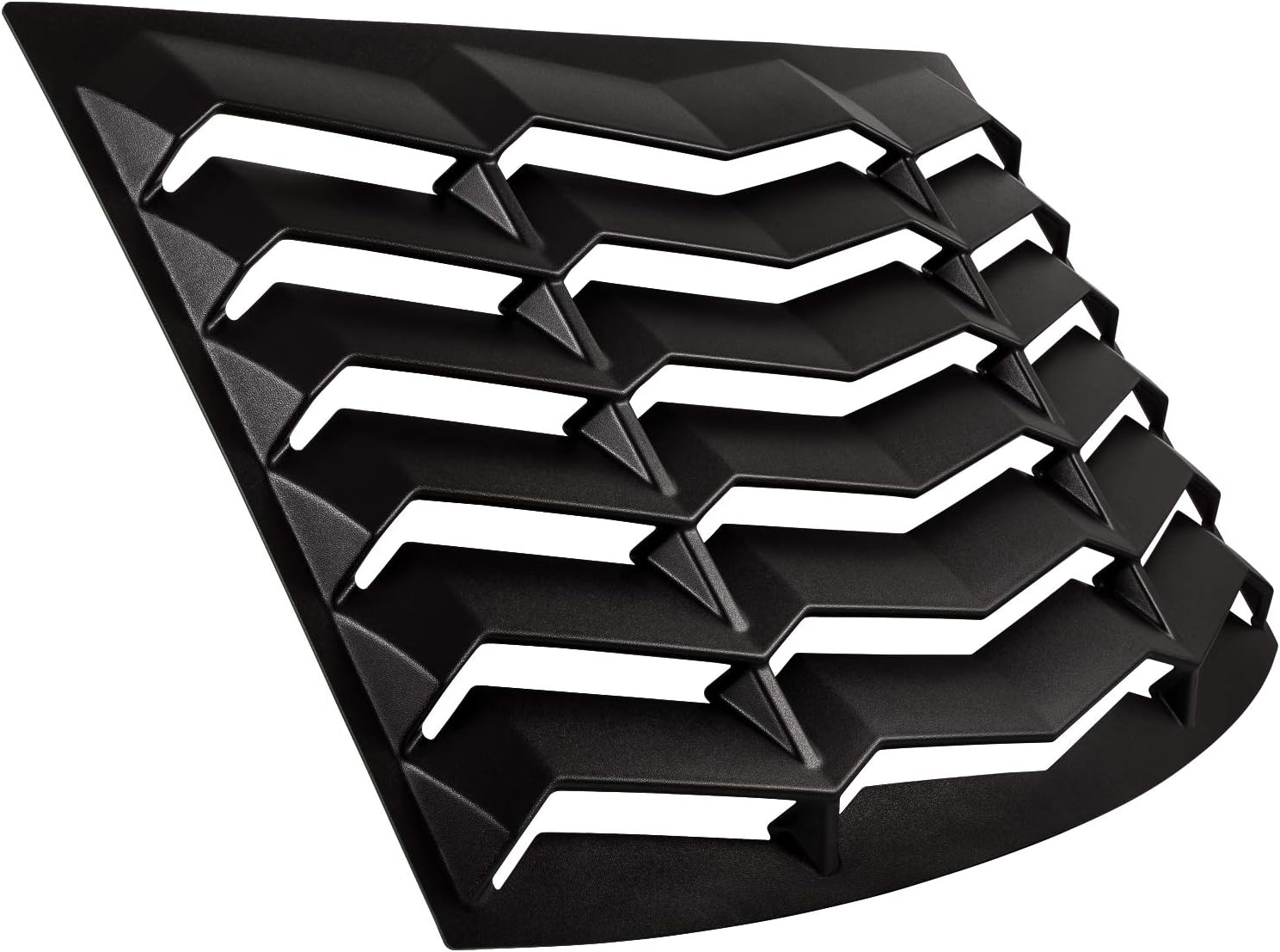 2016-2023 Rear Window Louvers Rear+Side Set Windshield Sun Shade Cover Lambo Style Matte Black Compatible with Chevrolet Chevy Camaro 2016 2017 2018 2019 2020 2021 2022 2023