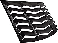 Vista 6 de CUMART Persianas para Ventana Trasera 2016-2023 Juego Trasero+Lateral Protector Solar de Parabrisas Estilo Lambo Negro Mate Compatible con Chevrolet