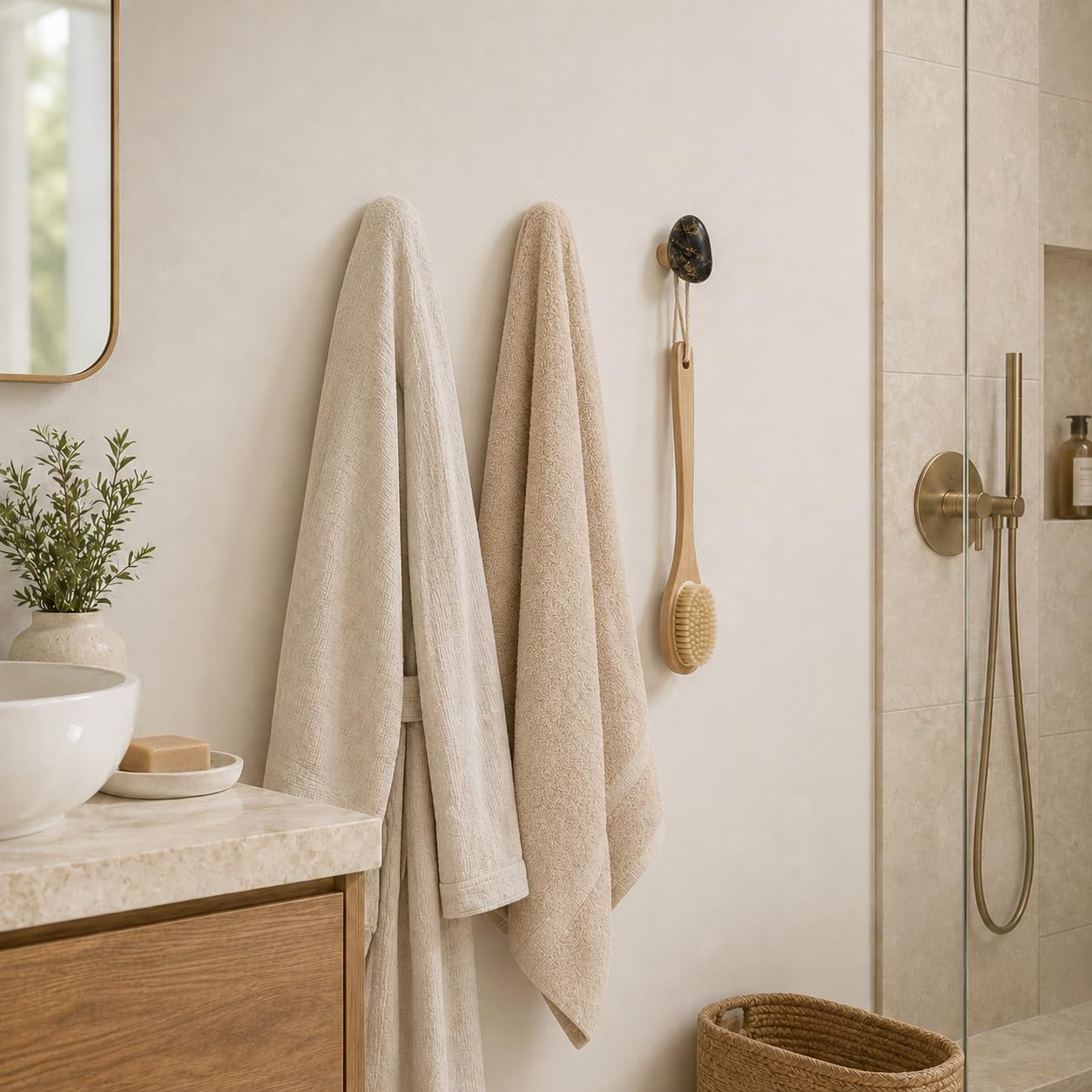 Perchero De Pared Moderno Y Único Ganchos para Pared 6~8cm,3 Pack
