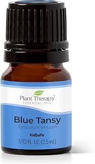 Plant Therapy Blue Tansy Essential Oil 100% Pure, Undiluted, Natural Aromatherapy, Therapeutic Grade 2.5 mL (1/12 oz)