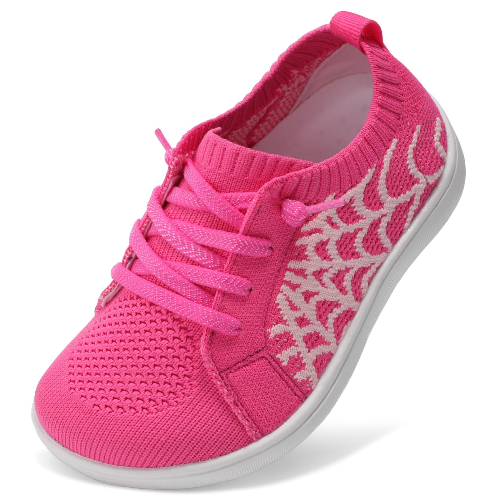 JOINFREE Toddler Shoes Girls Boys Wide Barefoot Shoes Minimalist Walking Sneakers Zero Drop Slip on Tennis Shoe Breathable Naturally Flexible