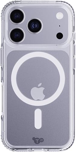 Tech21 EvoClear Phone Case for iPhone 17 Pro, 3.6m Drop Protection, Clear, MagSafe Compatible