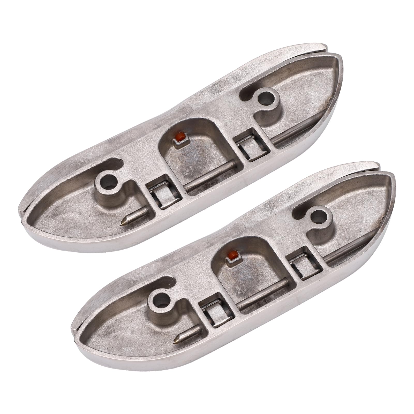 Galloccia Pieghevole per Barca, Bitte a Scomparsa 6 Pollici, for | Acciaio Inox 316 Marino, Antiruggine, Lucido, per Kayak, Moli e Spazi Stretti