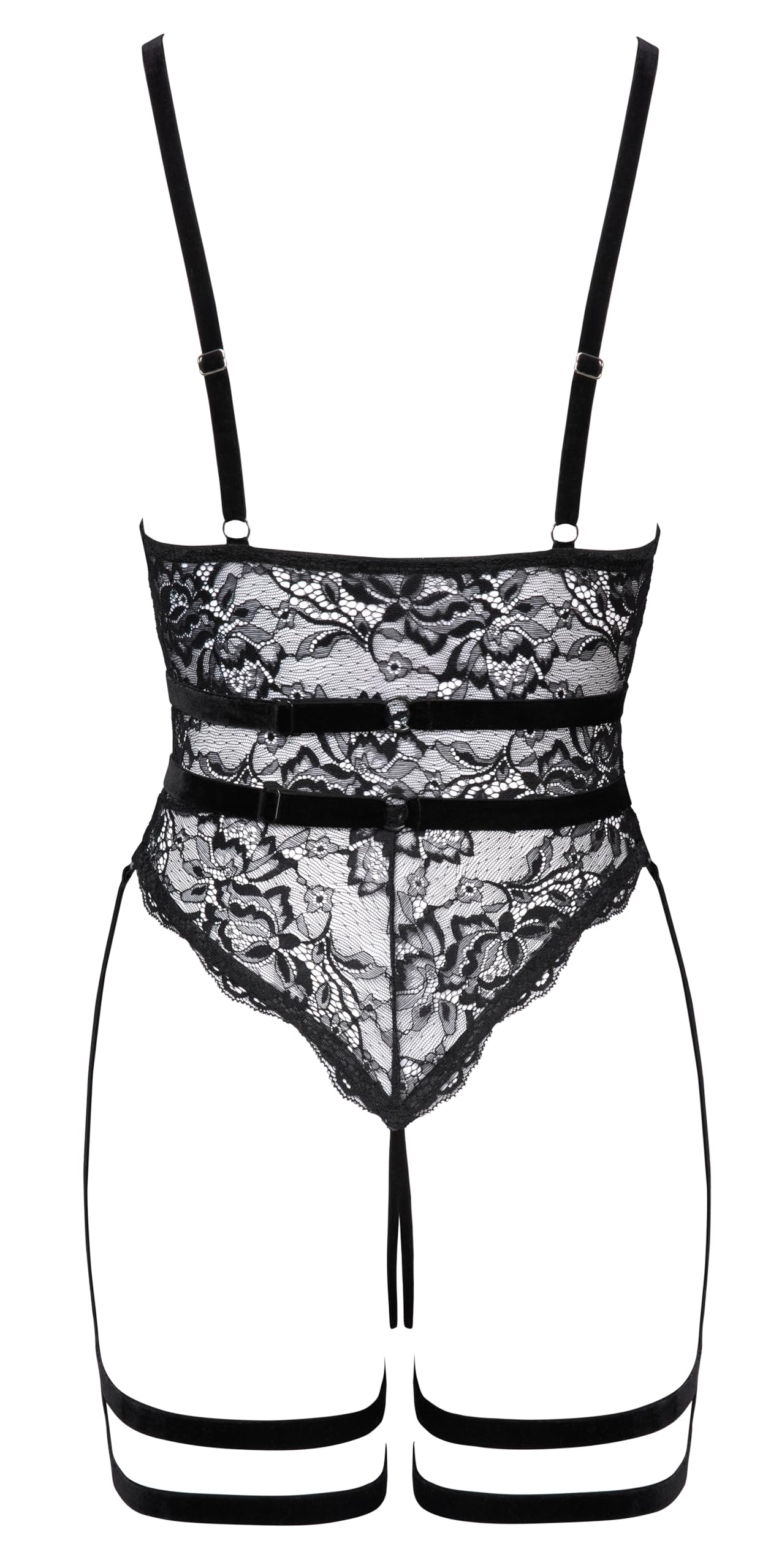 Cottelli Lingerie Body Ouvert, Schwarz, L