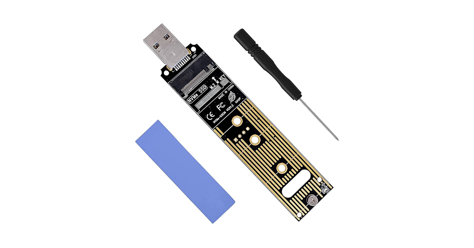 JESOT NVMe to USB Adapter, M.2 SSD Portable Converter, PCIe Based M Key Hard Drive Reader, 10 Gbps USB 3.1 Gen 2 Bridge Chip, Hot Swap, Windows, MAC OS JESOT NVMe to USB Adapter, M.2 SSD Portable Converter, PCIe Based M Key Hard Drive Reader, 10 Gbps USB 3.1 Gen 2 Bridge Chip, Hot Swap, Windows, MAC OS