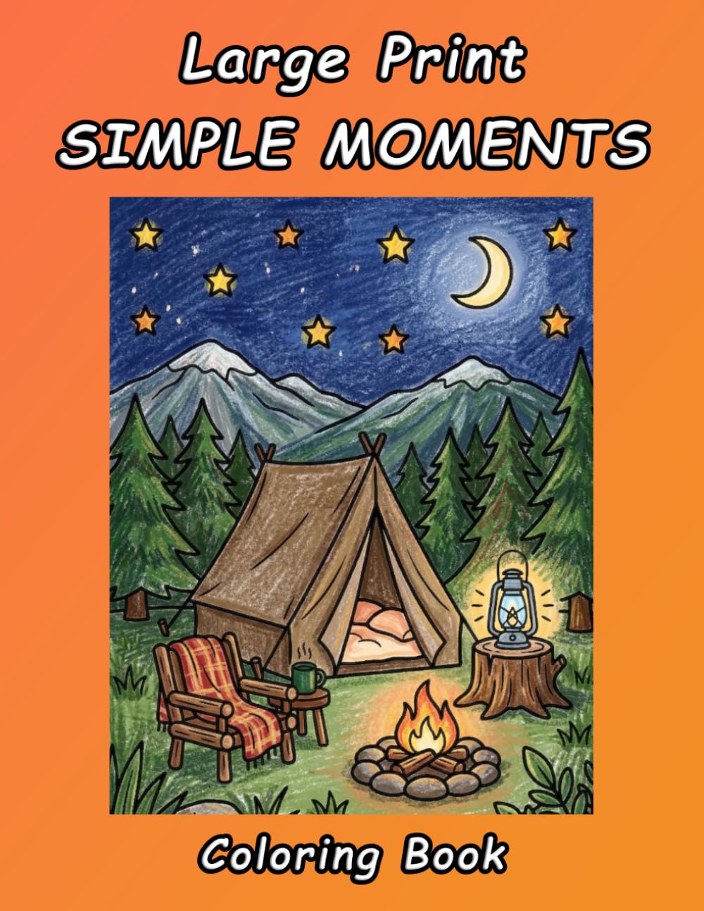 Cozy Spaces: Bold and Easy Coloring Book: 50 Simple and Relaxing Minimalist Designs for Adults, Seniors and Beginners: Cozy Hygge Nooks and Aesthetic Rooms (Alcohol Marker Friendly)