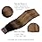 WENNALIFE Wire Hair Extensions (Increase 50% Lifespan) Real Human Hair 12 inch 70g Dark Brown to Chestnut Brown and Dirty Blonde Highlighted Remy Wire Hair Extensions Invisible Real