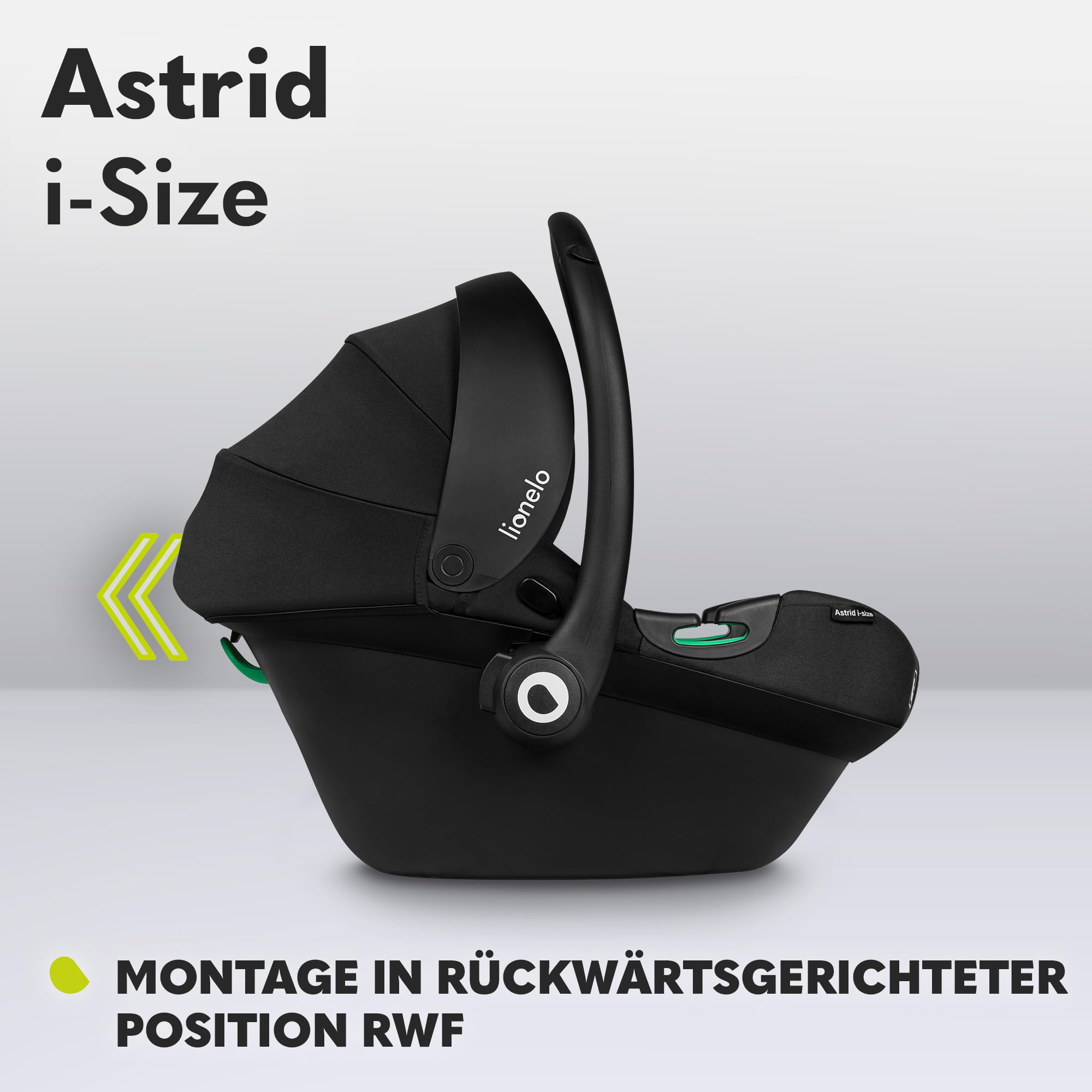 Lionelo ASTRID i-Size Baby Autositz 40-87 cm, Babyschale Gruppe 0+