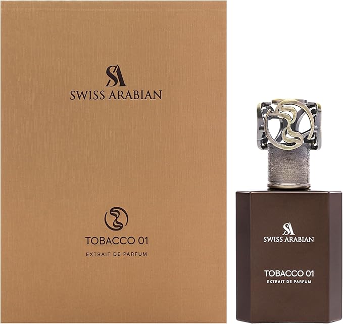 Swiss Arabian Tobacco 01 - Perfume árabe para Hombres y Mujeres - Extrait de Parfum - Perfume de Larga Duración - Fragancia Unisex - 50 ml