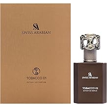 Swiss Arabian Tobacco 01 - Arabian Perfume for Men and Women - Extrait de Parfum - Long Lasting Perfume - Unisex Fragrance - Travel Size - 1.7 oz