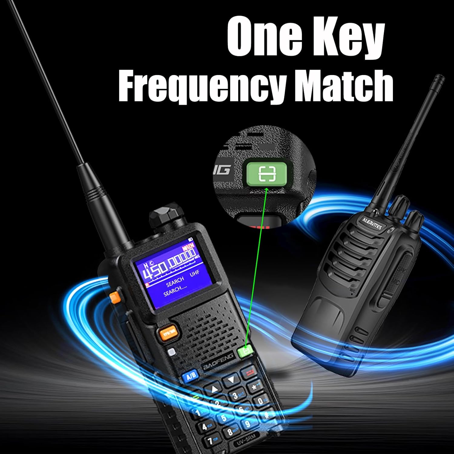BAOFENG UV-5RM One Key Frequency Match feature