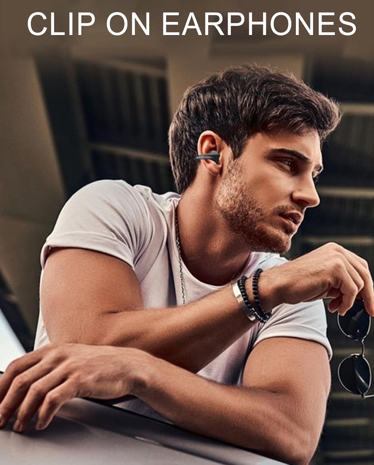 2024 Version True Wireless Bluetooth Earbuds with Charging Case Compatible with Apple & Android, Dual Connect, Built-in Microphone, Stereo Sound in-Ear Bluetooth Headphones Headset - Model 24