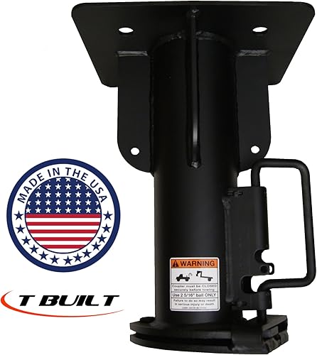 T Built 12" quinta rueda para cuello de cisne adaptador Hitch