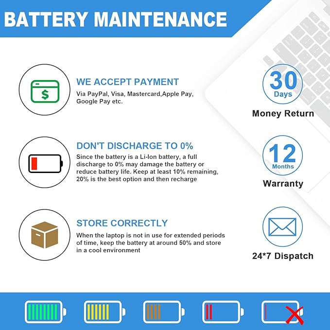 Batería para Portátil Fancy Buying 2600mAh 11.1V miniatura 9
