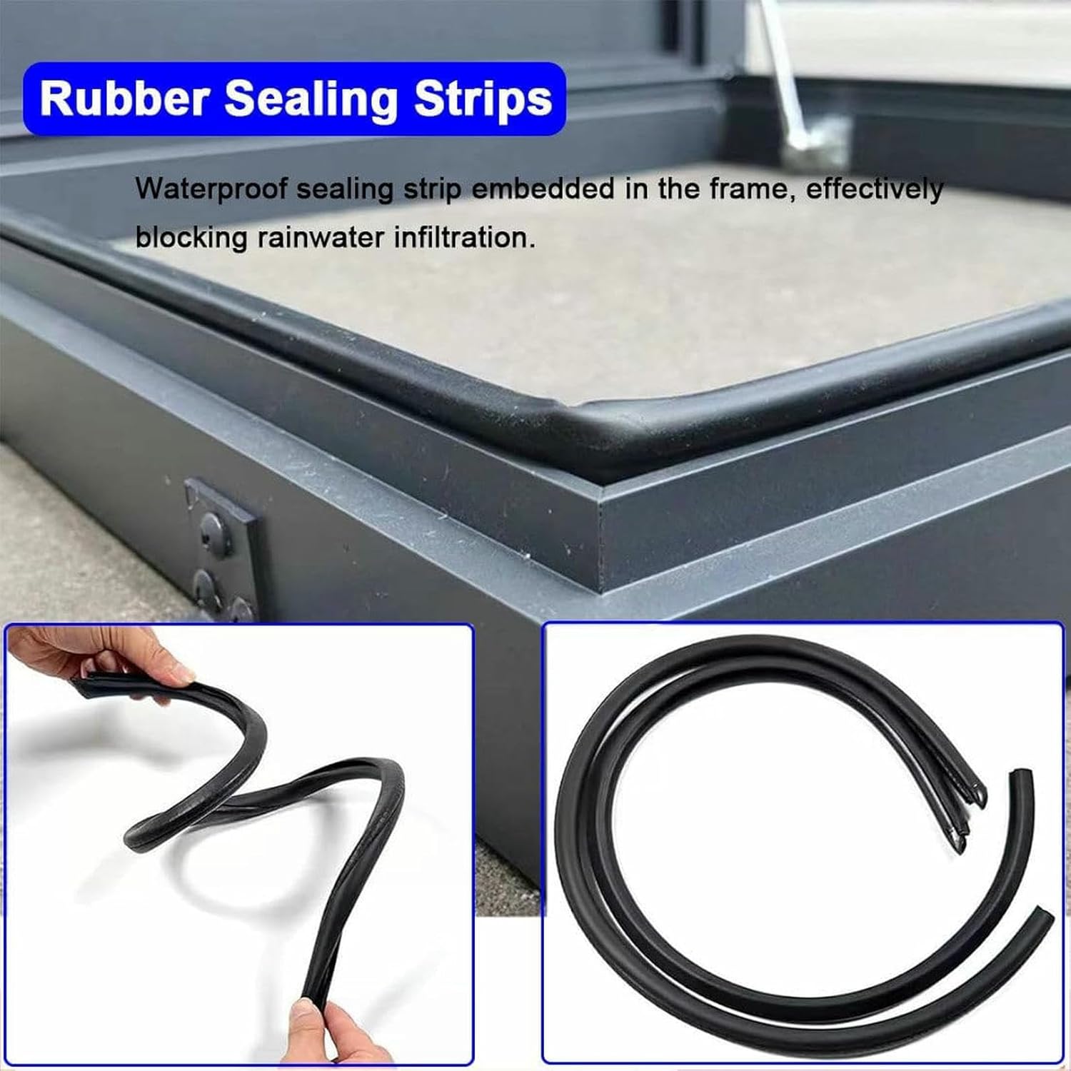 Galvanized Powder Coated Steel Roof Hatch, Roof Access Hatch, Roof Skylight, Roof Maintenance Hatch Cover, Deck Installation Roof Window