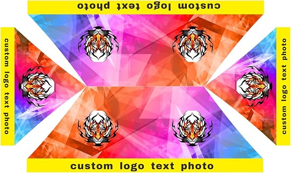 Custom 10x20 FT Pop Up Canopy Top Cover with Logo