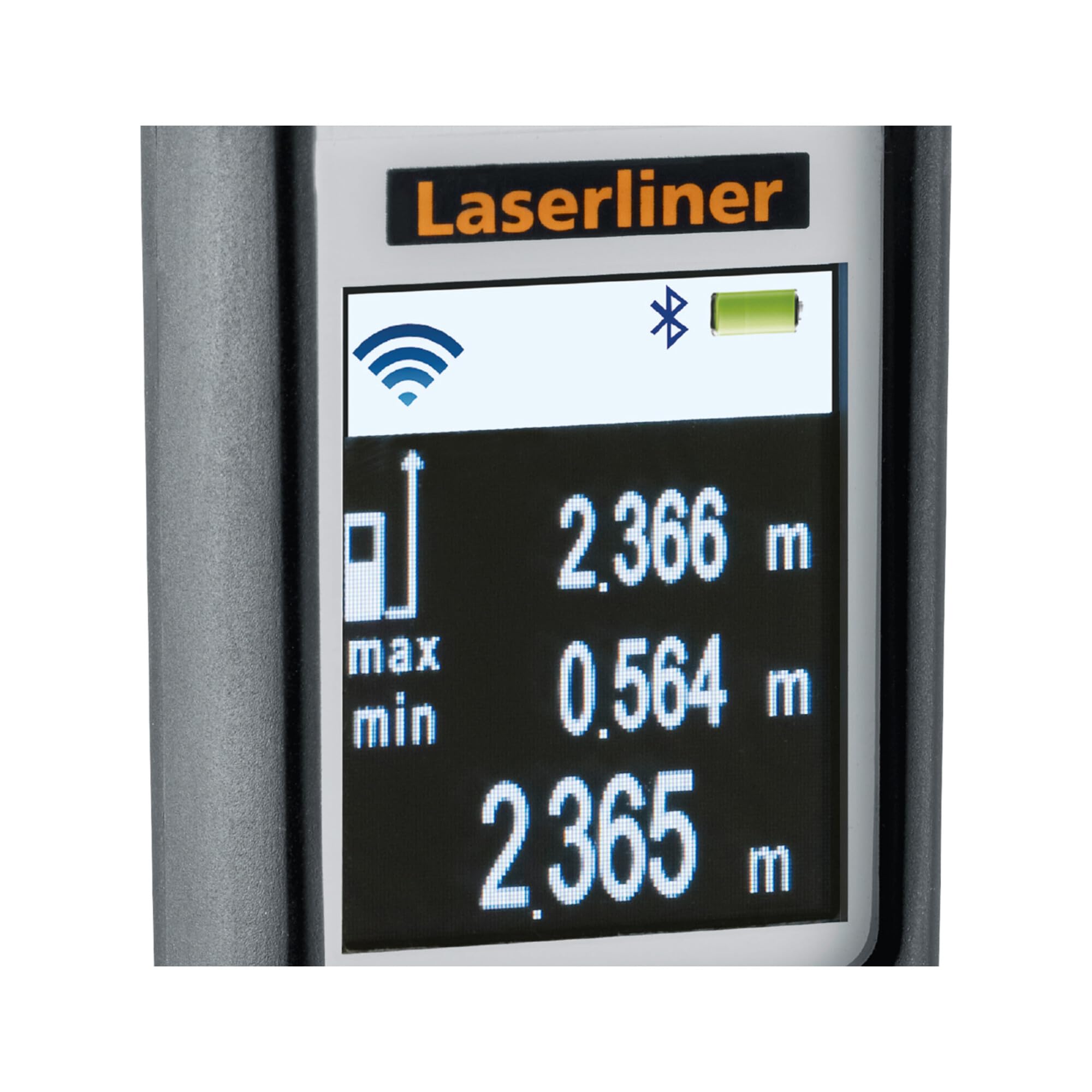 Laserliner 080.938A Medidor láser de distancias 40m Negro, Gris - Telémetro (Medidor láser de distancias, 40 m, m, 0,1 m, 2 mm, 2M)